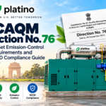 CAQM Direction No. 76 DG set emission-control requirements and Platino RECD compliance guide
